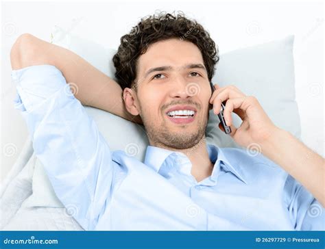 Man Talking On Mobile Phone Royalty Free Stock Images Image 26297729