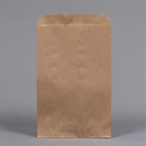 Plain Matte Brown SOS Paper Bag For Packaging Capacity 2kg At Rs 50