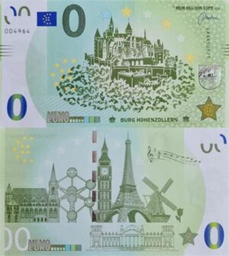 0 Memo Euro Burg Hohenzollern Federal Republic Of Germany Numista