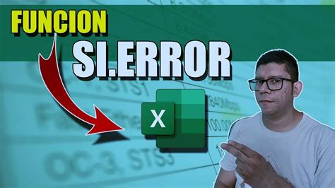 Como USAR La Funcion SI ERROR En EXCEL YouTube