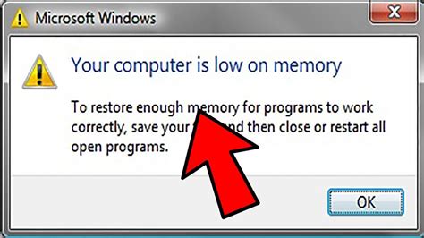 2024 Guide To Solve ‘your Computer Is Low On Memory’ In Windows Youtube