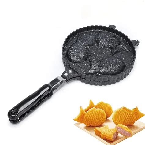 Taiyaki Sart N Japonesa Con Forma De Pez Doble Utensilio De Cocina Para