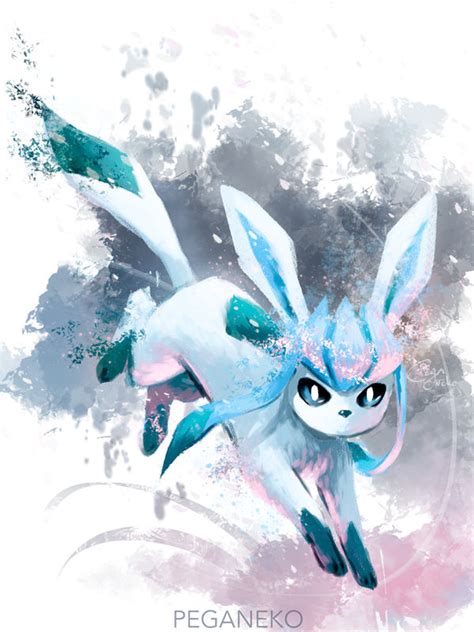 Glaceon - fan art by Pegaite on DeviantArt