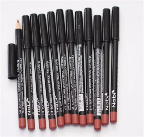 12 Pcs Nabi L19 Soft Brown Lip Liner Lipliner Pencil Ebay