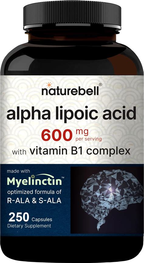 Amazon BESTVITE Alpha Lipoic Acid 600mg Per Capsule With Biotin