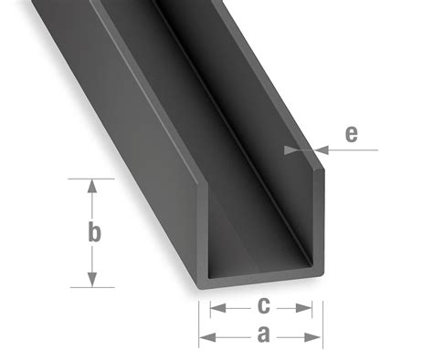 Profile Pvc Sortiment Pvc Klassik U Profil Anthrazit