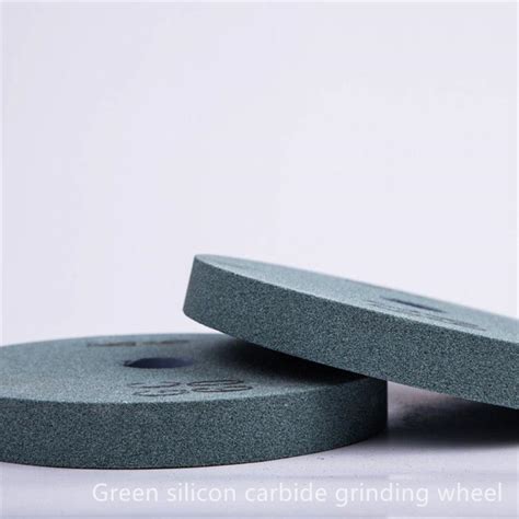 250mm Green Silicon Carbide Bench Grinding Wheels Glass Semiconductors