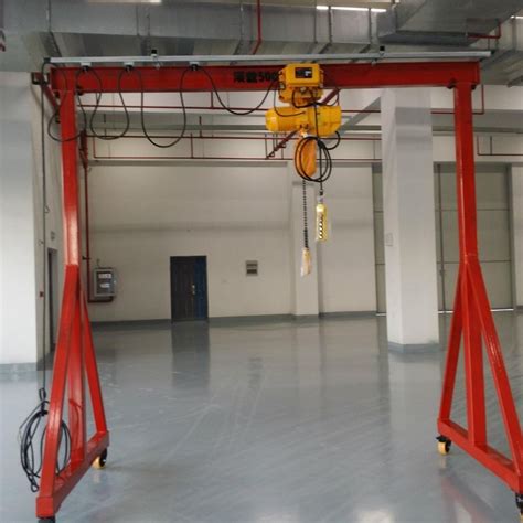 A Frame Lifting Portable Gantry Crane Ton Fixed Height With