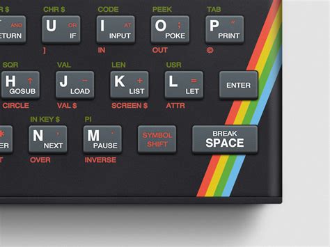 Sinclair ZX Spectrum by Daniel Bruce on Dribbble