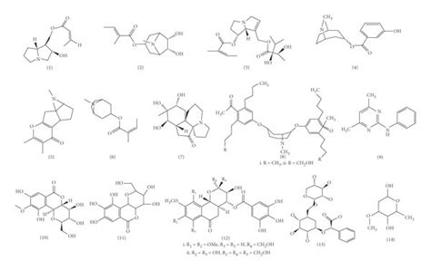 A Structure Of Some Isolated Alkaloids And Glycosides From Different