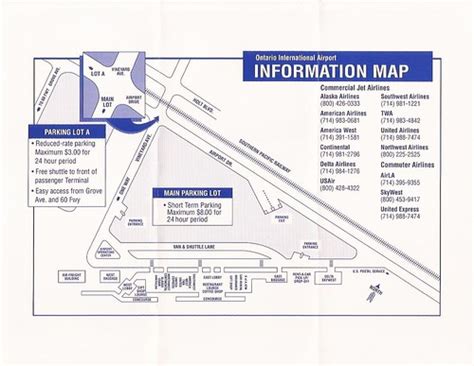 Ontario International Airport Ont Terminal Map Flickr