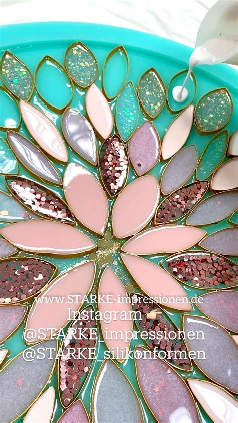 Resin Diy Instagram Starke Impressionen Molds Starke Silikonformen