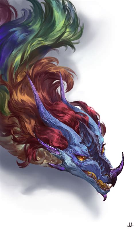 Artstation Rainbow Dragon