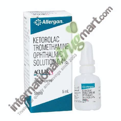 Buy Ketorolac Tromethamine 0 5 5ml Bottle At Low Price Idm