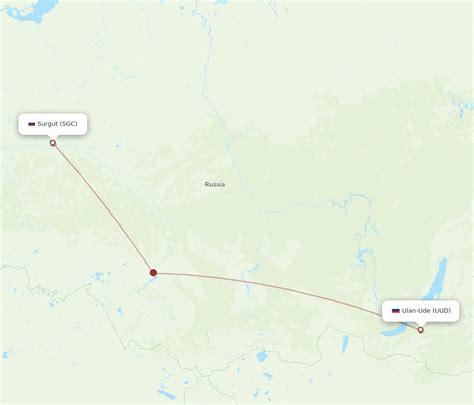 Flights From Surgut To Ulan Ude SGC To UUD Flight Routes