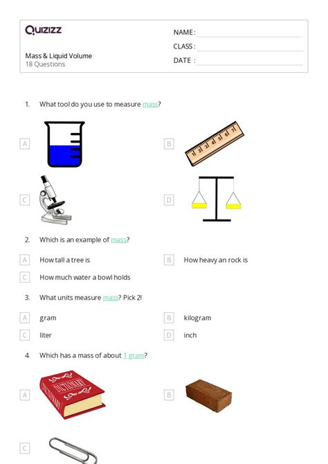 Units Of Measurement Free Printable Worksheets For 3rd Graders