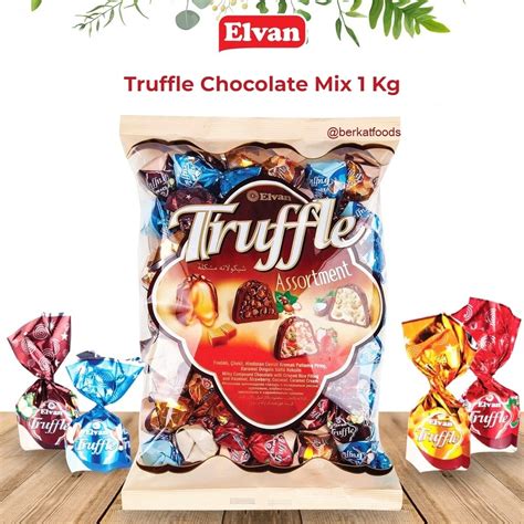 Jual Truffle Chocolate Assortment 1 Kg Turkey Elvan Coklat Turki Arab