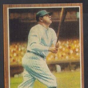 BABE RUTH Novelty RP Card 139 Hits 60 Yankees 1962 T Free Etsy