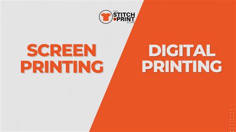 Screen Printing Vs Digital Printing A Head To Head Comparison