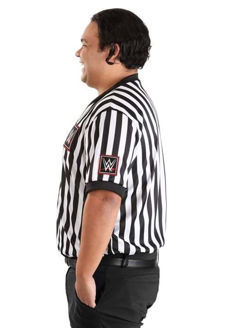 Plus Size WWE Referee Shirt Costume | WWE Costumes