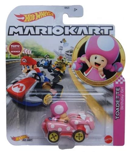 Hot Wheels Mario Kart Toadette Birth Girl Envío Gratis