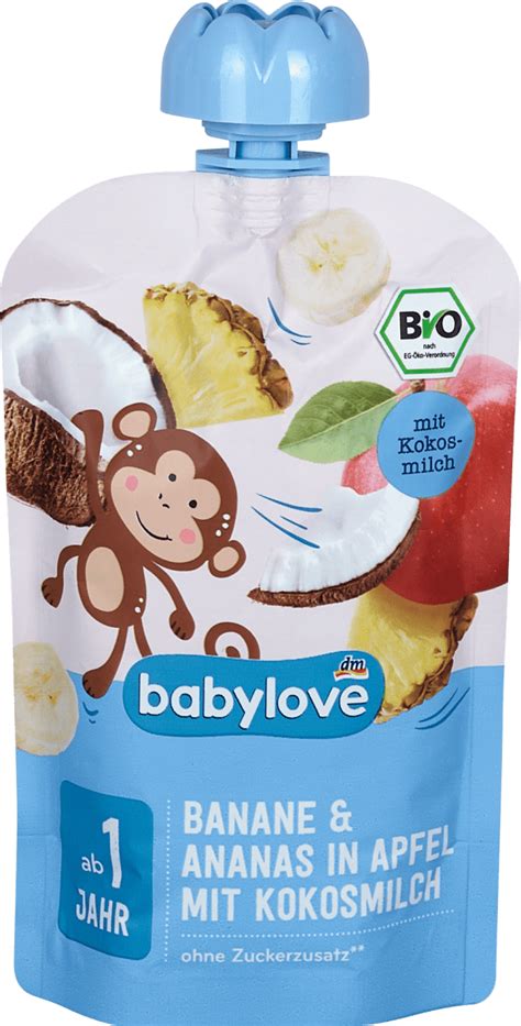 Babylove Purea Di Frutta Mela Banana Ananas Cocco 100 G Acquista