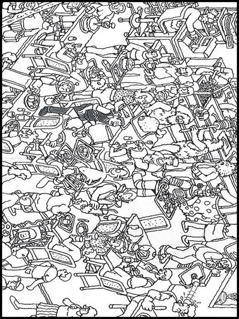 Desenhos para Colorir Onde Está Wally 15