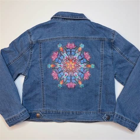 Disney Jackets Coats Disneys Encanto Denim Jean Jacket Girls Size