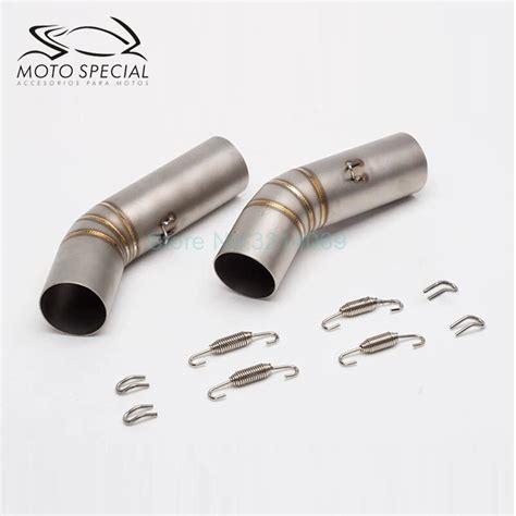 Motorcycle Muffler Exhaust Link Pipe Motorbike Full System Muffler