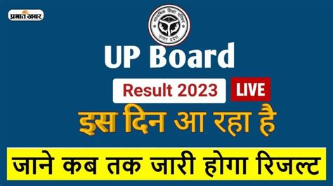 Up Board Result 2024 Live Updates जारी होने जा रहा यूपी बोर्ड का