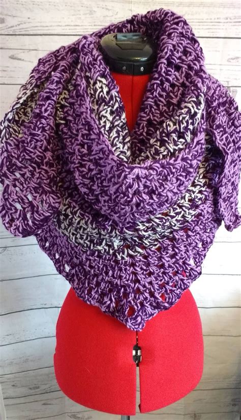 Triangular Prayer Shawl Crochet Pattern To Lift Up Your Spirit Triangular Prayer Shawl Crochet