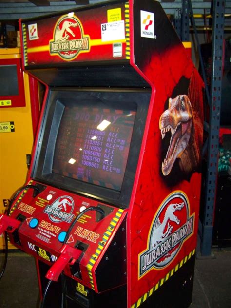 Jurassic Park Iii Shooter Arcade Game Konami Item Is In Used Condition Evidence Of Wear And Com