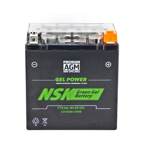 Batería Nsk De Gel Para Moto Ytx30l Bs Mmgdl Venta Por Volumen