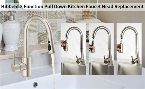 Amazon Hibbent Pull Down Kitchen Faucet Head Replacement