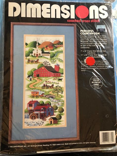 Dimensions Country Heartland Counted Cross Stitch Kit Charles