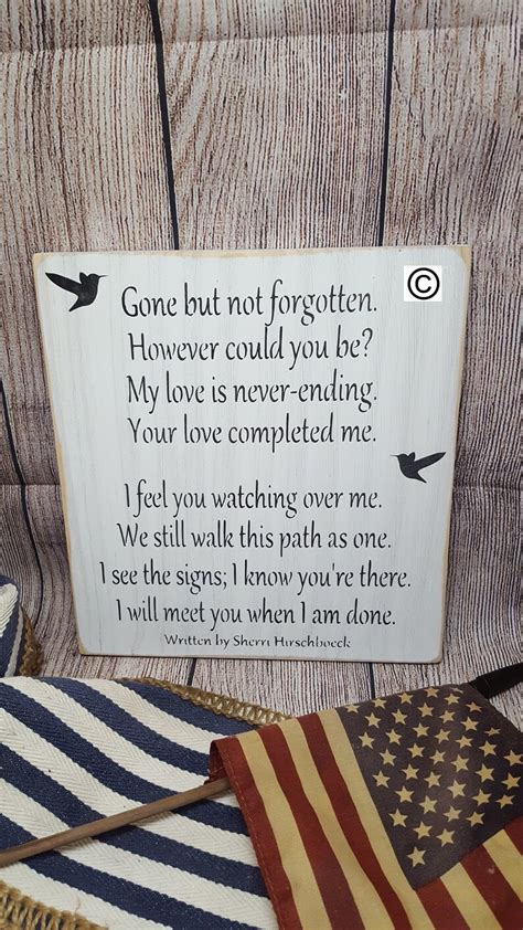 Gone But Not Forgotten Sympathy Sign Condolence Sign In Etsy