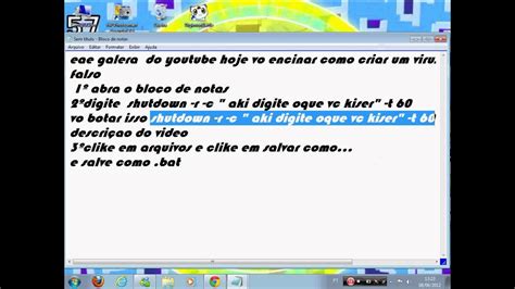 Como Criar Um Virus Falso E Enviar Por Msn YouTube