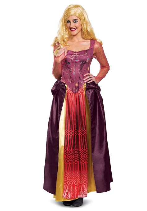 Disguise Disney Hocus Pocus Sarah Deluxe Adult Costume | Large (12-14) Female - Walmart.com