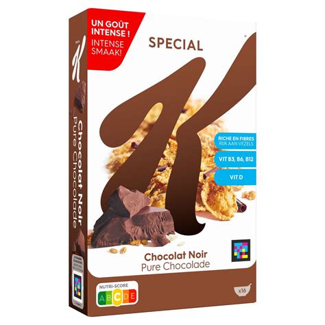 KELLOGG S Spécial K Céréales au chocolat noir 500g pas cher Auchan fr