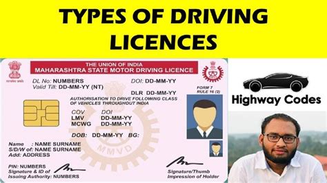 Types Of Driving Licences In India With English Subtitles Youtube