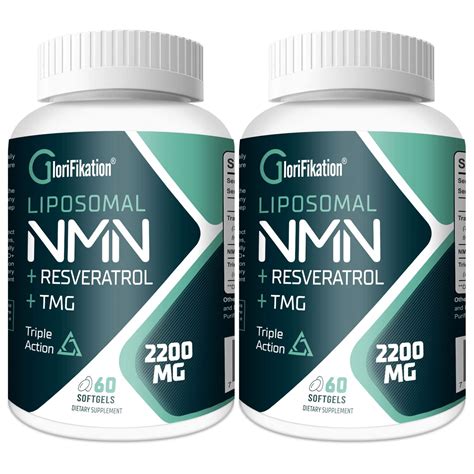 Buy Liposomal Nmn Trans Resveratrol Tmg Supplements Mg Softgel