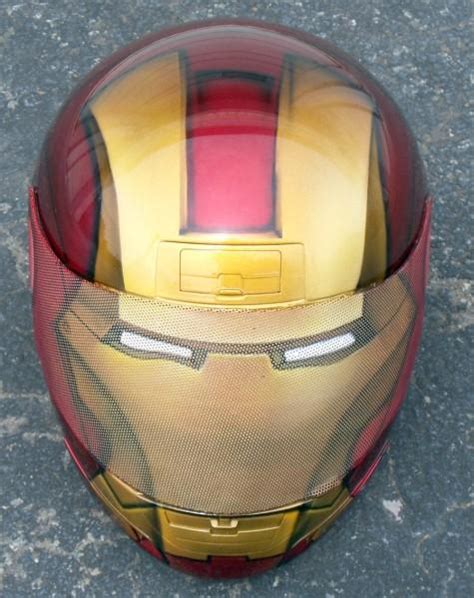 Iron Man Motorcycle Helmet Made for Iron Men