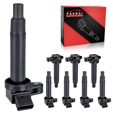 Faersi Ignition Coil Pack Of 8 Replacement For Toyota Lexus Tundra Gs430 Gx470 Ls430 Lx470 Sc430