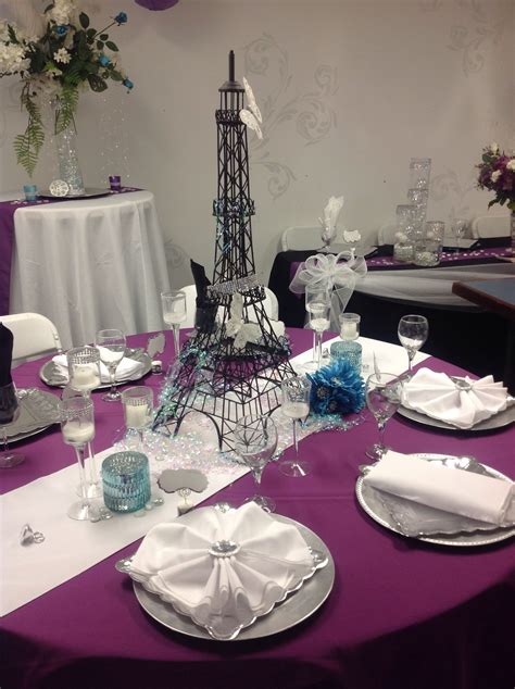 Pin By Maria Perez On Decoracion Fiesta Paris Theme Wedding Paris Themed Wedding Centerpieces