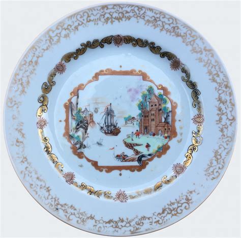 Chinese Export Porcelain Qianlong Meissen Rose