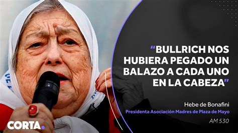 Corta on Twitter Hebe de Bonafini apuntó contra Patricia Bullrich