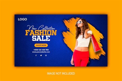 Premium Psd Fashion Store Banner Template