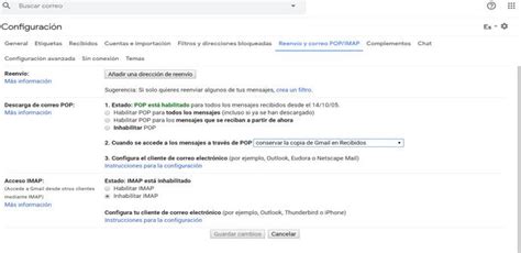 Qué son los protocolos IMAP y POP y cómo configurarlos en Gmail