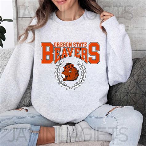 Oregon State University Beavers Sweatshirt Oregon Beavers - Etsy