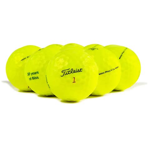 Titleist Pro V X Yellow Logo Overrun Golf Balls Golfballs